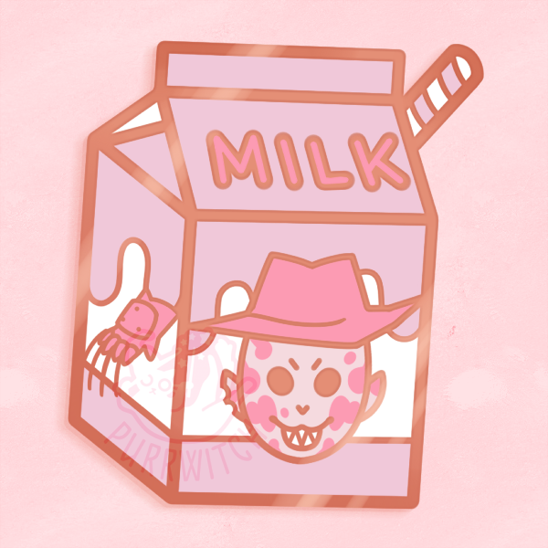 Slasher Milk Pin #05 | Pink