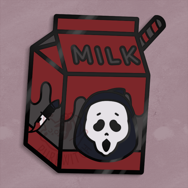 Slasher Milk Pin #10 | Black