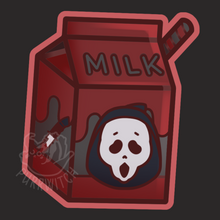 Load image into Gallery viewer, Slasher Milk Matte Vinyl Stickers (Black)
