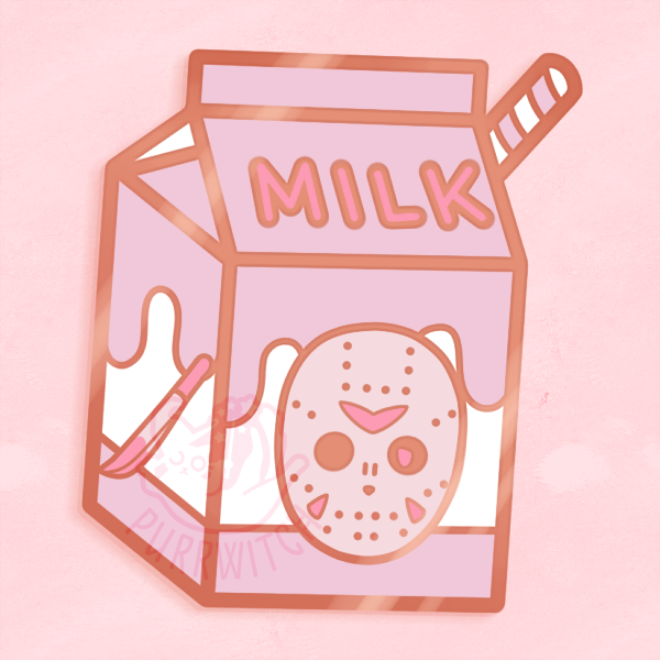 Slasher Milk Pin #03 | Pink