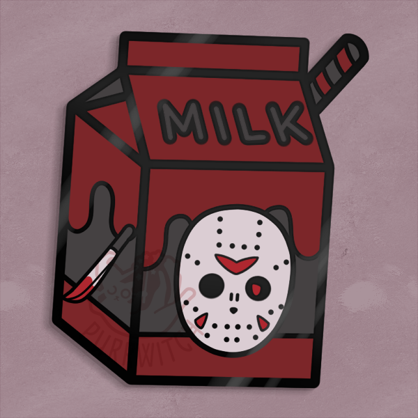 Slasher Milk Pin #04 | Black