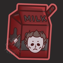 Load image into Gallery viewer, Slasher Milk Matte Vinyl Stickers (Black)
