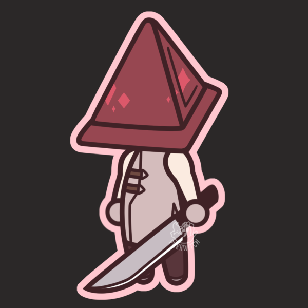 Chibi Pyramid Head Sticker for Sale by SquishyTentacle